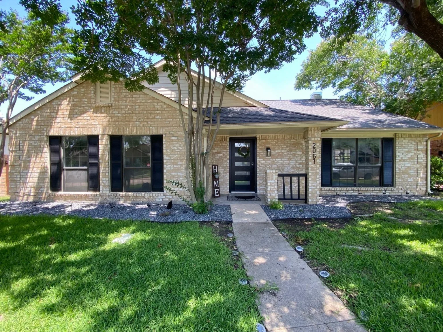 Completed residential exterior project
